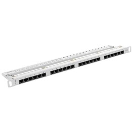 LANBERG RANGIERFELD 24-PORT 0.5U KAT.6 UTP GRAU