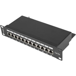 Lanberg PPF5-9012-B panel de parcheo 1U