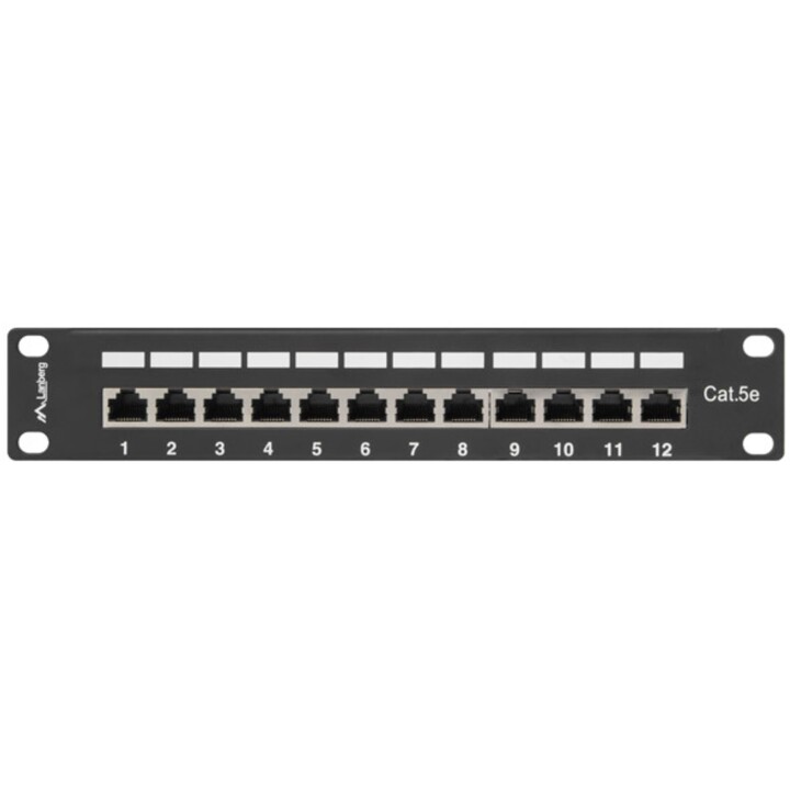 Lanberg PPF5-9012-B Patch Panel 1U