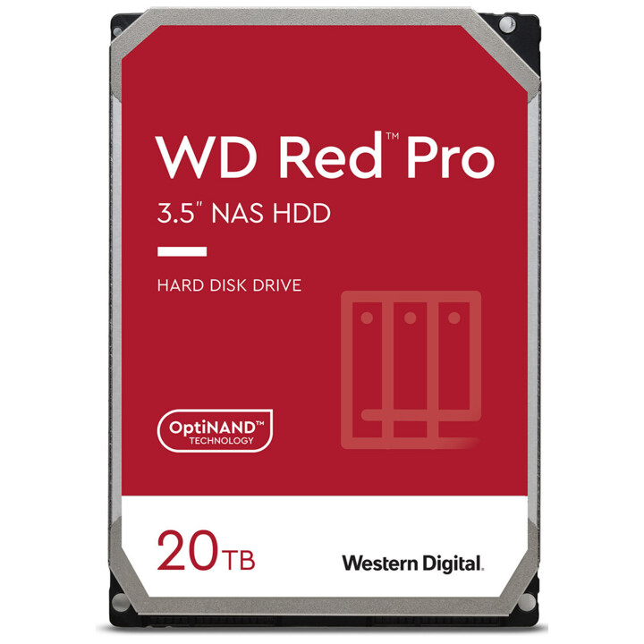 Dysk HDD WD Red Pro WD201KFGX (20TB 3.5" 512MB 7200 obr/min)