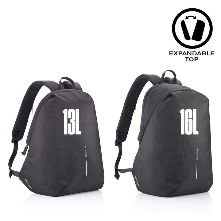 Mochila Antirrobo De Diseño Xd Bobby Soft Negro P/N: P705.791