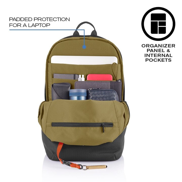 Mochila Antirrobo De Diseño Xd Bobby Soft Negro P/N: P705.791