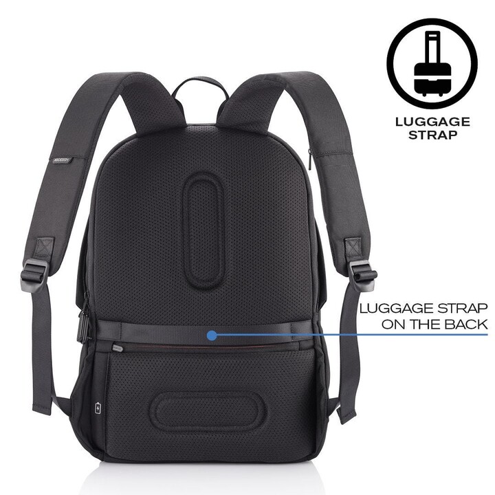 Mochila Antirrobo De Diseño Xd Bobby Soft Negro P/N: P705.791