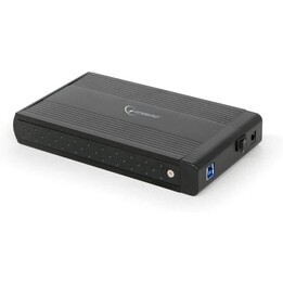 Gembird EE3-U3S-3 externes Festplattengehäuse 3,5" HDD Gehäuse Schwarz