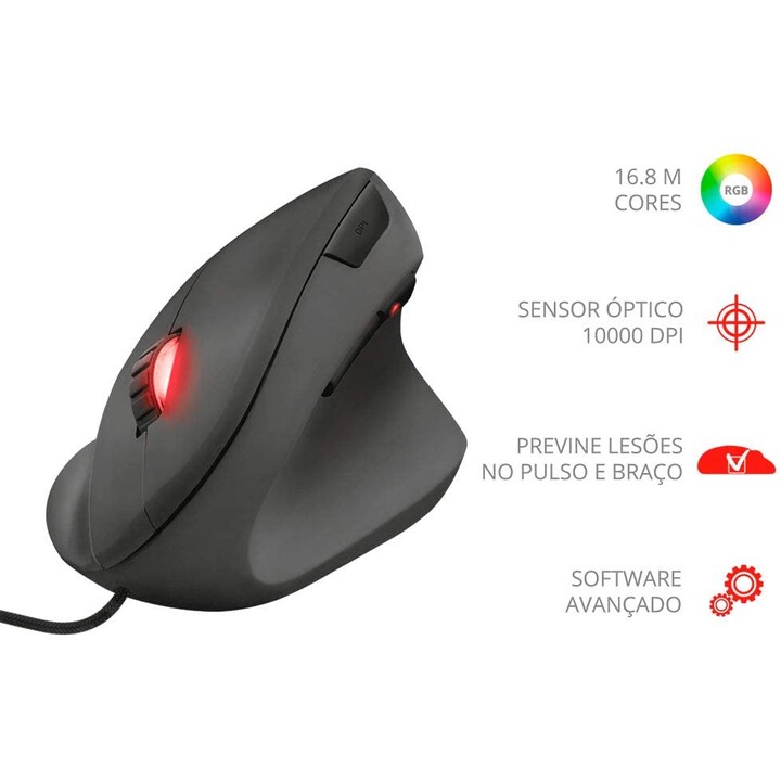 Trust GXT 144 Rexx mouse Gaming Right-hand USB Type-A Optical 10000 DPI
