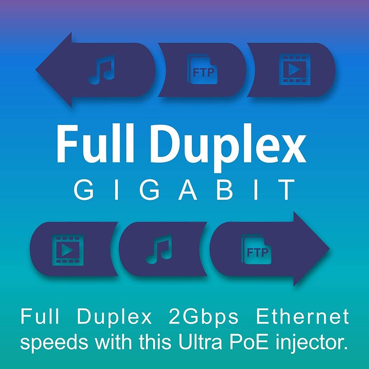PoE-Injektor TRENDnet TPE-117GI/ 802.3af/at/u/ab 2 RJ45-Buchse