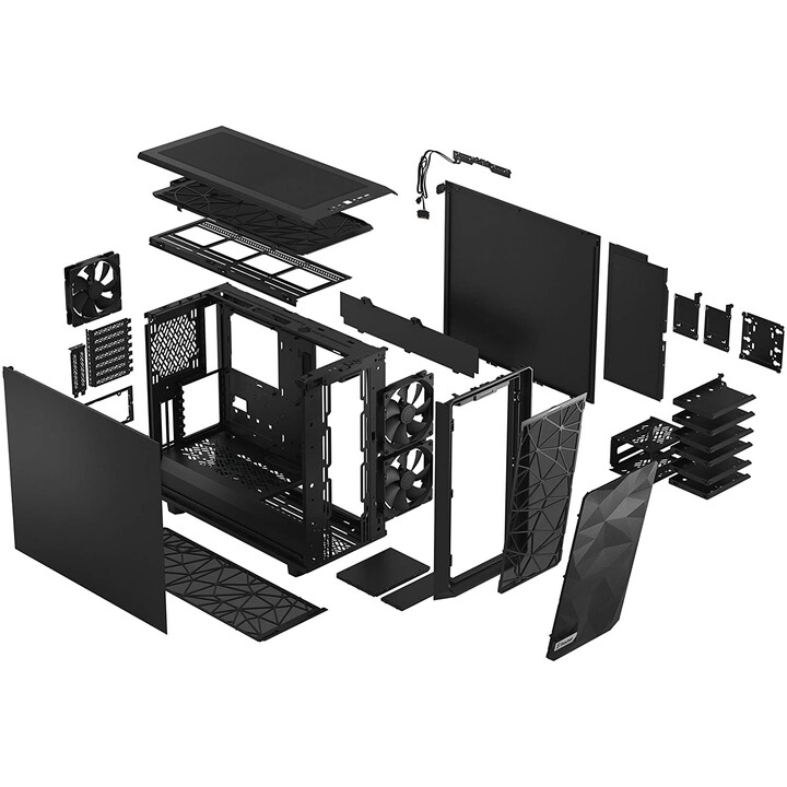 Fractal Design Meshify 2 - nero (custodia, torre midi)