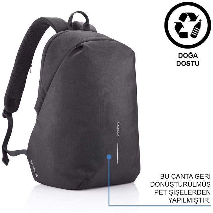 Mochila Preta Desenho Anti-Roubo Xd Bobby Soft P/N: P705.791