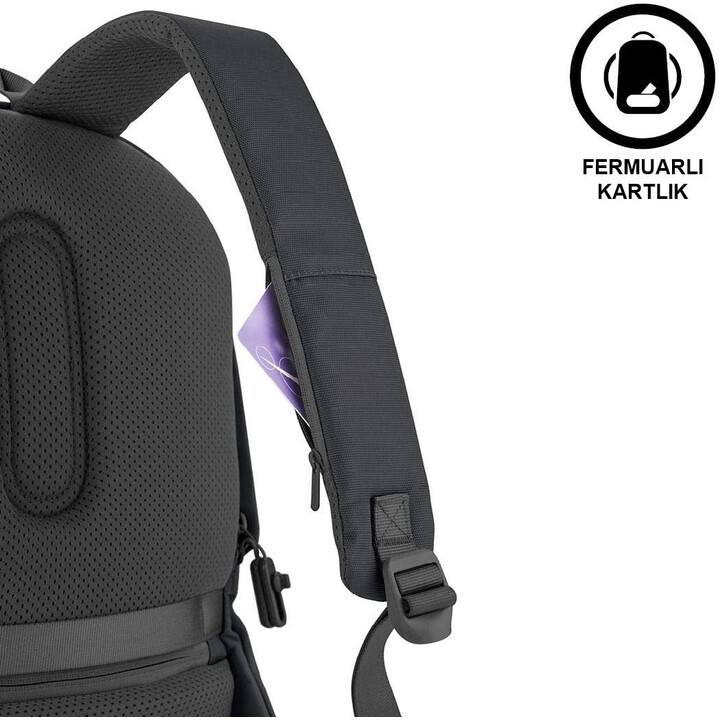 Mochila Preta Desenho Anti-Roubo Xd Bobby Soft P/N: P705.791