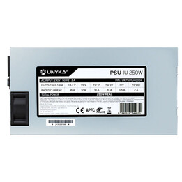 FONTE DE ALIMENTAÇÃO 250W UNYKA PFC-ACTIVE 4CM ATX FLEX 1U PADRÃO