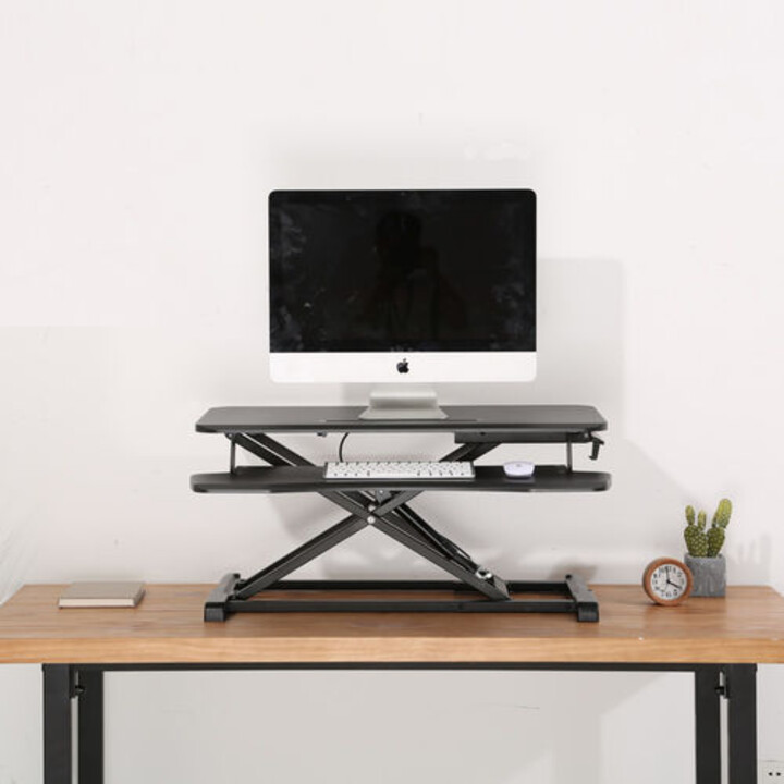 Soporte Monitor Ewent C/Bandeja Para Teclado Elevación 10-15Cm