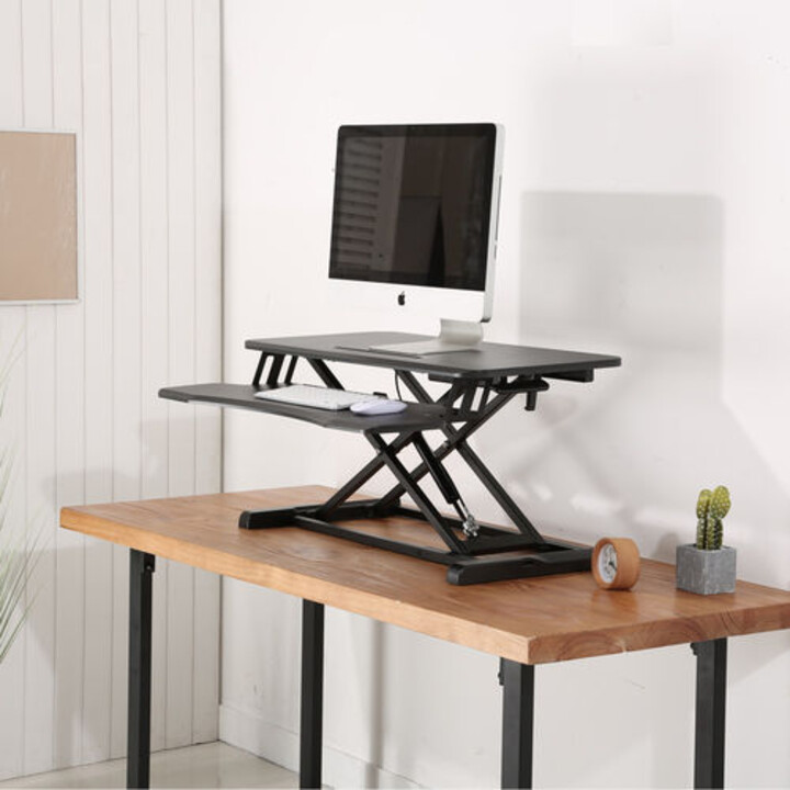 Soporte Monitor Ewent C/Bandeja Para Teclado Elevación 10-15Cm