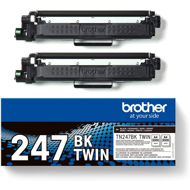 Toner originale Brother TN-247BK - confezione doppia nera (TN242BKTWIN)