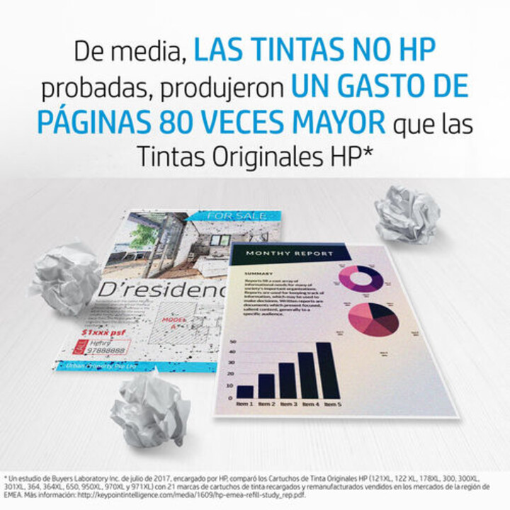 TINTA HP D8J09A Nº 980 AMARILLO
