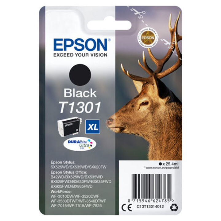 Tinta Epson C13T13014012 T1301 Preto