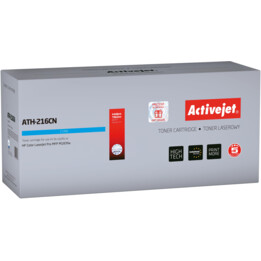 Activejet Cartucho de tóner ATH-216CN para impresoras HP, repuesto HP 216A W2411A Supreme 850 páginas Azul, con chip