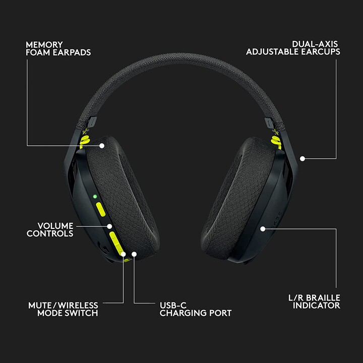 Logitech Gaming G435 Preto