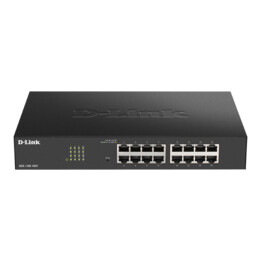 COMMUTATEUR D-LINK 16 PORTS 10-100-1000 EASY SMART