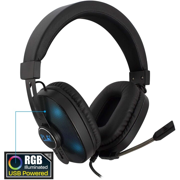 Ewent PL3321 Gaming USB RGB Schwarz