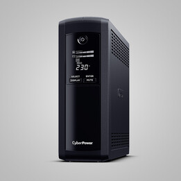 CyberPower Tracer III VP1200ELCD-FR Linha de alimentação ininterrupta (UPS) interativa 1,2 kVA 720 W 5 tomadas CA