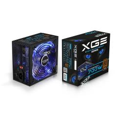 FUENTE ALIMENTACION 700W TOOQ GAMING PFC-ACTIVO 80+ 6SATA 14CM ATX LED AZUL - Imagen 1