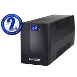 SAI Línea Interactiva Phasak 2000 VA LCD/ 2000VA/ 4 Salidas/ Formato Torre - Imagen 1