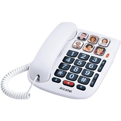 ALCATEL TÉLÉPHONE FIXE COMPACT TMAX10 BLANC