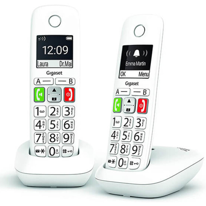 Gigaset E290 Duo Bianco