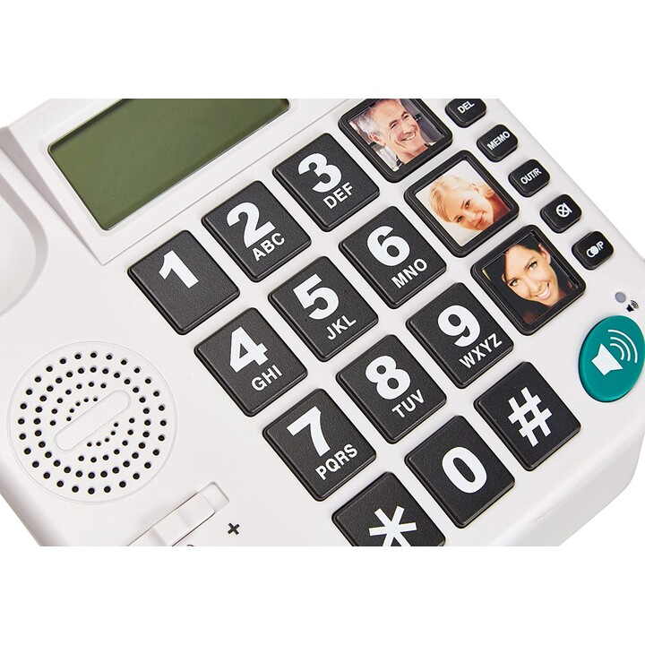 MAXCOM LANDLINE PHONE KXT480 WHITE