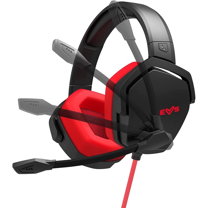 AURICULAR + MIC ENERGY GAMING ESG 4 SURROUND 7.1 USB BLACK/RED