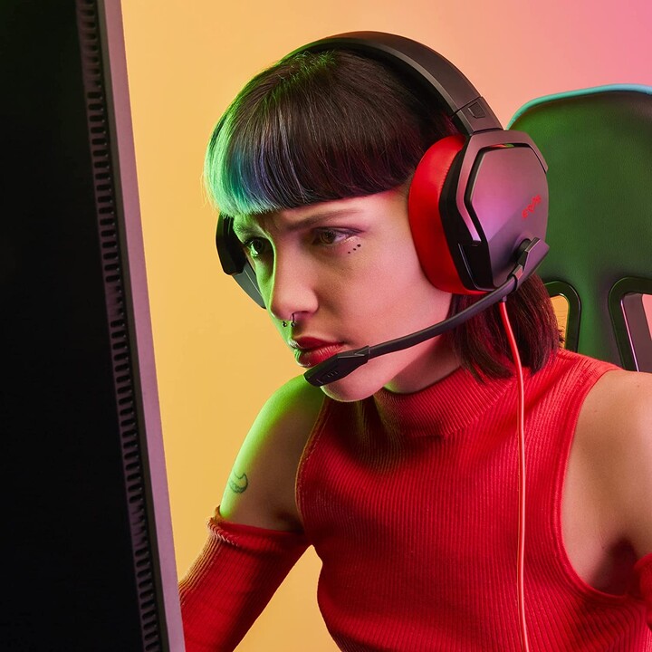 AURICULAR + MIC ENERGY GAMING ESG 4 SURROUND 7.1 USB BLACK/RED