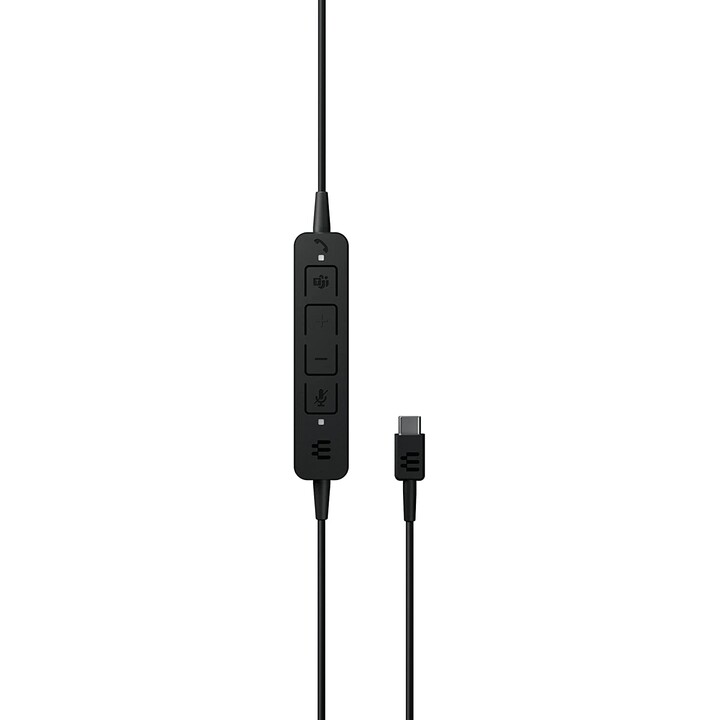 HEADSET + MIC SENNHEISER HEADSET ADAPT 160 USB-C NERO