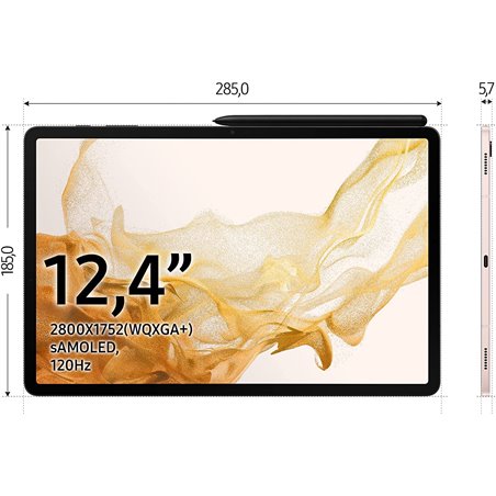 Tablet Samsung Galaxy Tab S8+ X800 12.4 WiFi 128GB - Grey