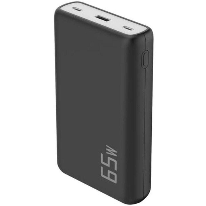 BATTERIA ESTERNA COMPONENTI UNIVERSALI 20.000 MAH USB-C NERO