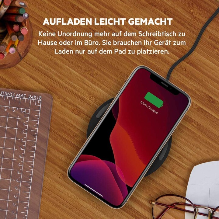 WIRELESS CHARGER BELKIN QI BOOST UP 10W BLACK
