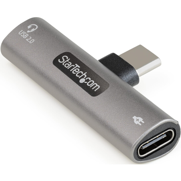 ADAPTADOR STARTECH USB-C MACHO / 2X USB-C FÊMEA DE PRATA