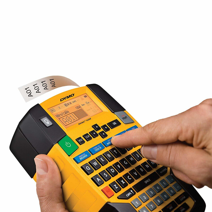 DYMO Rhino 4200 imprimante pour étiquettes Transfert thermique Sans fil QWERTY
