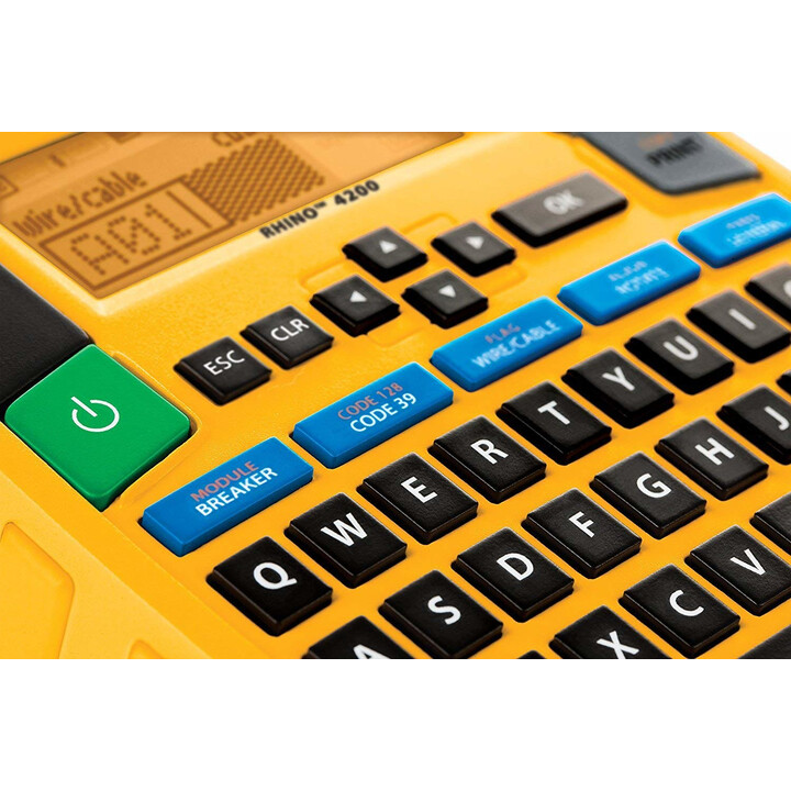 DYMO Rhino 4200 imprimante pour étiquettes Transfert thermique Sans fil QWERTY