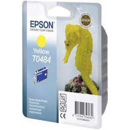 CARTOUCHE PHOTO EPSON T0484 JAUNE STYLE R200 / R220 / R300 / R320 / R340 / RX500 / RX600 / RX620 / RX640