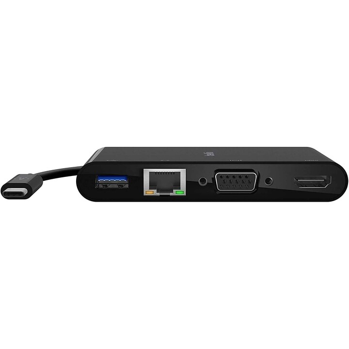 BELKIN USB-C REPLICATOR PORT HDMI + VGA + USB 3.0 + RJ45