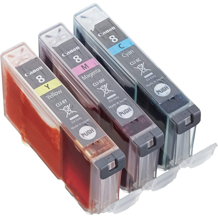 CARTOUCHE CANON CLI-8 MULTIPACK C / M / Y IP4200 / IP5200 / MP800
