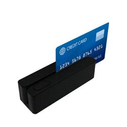 LECTEUR A BANDE MAGNÉTIQUE MSR123 3P USB NOIR