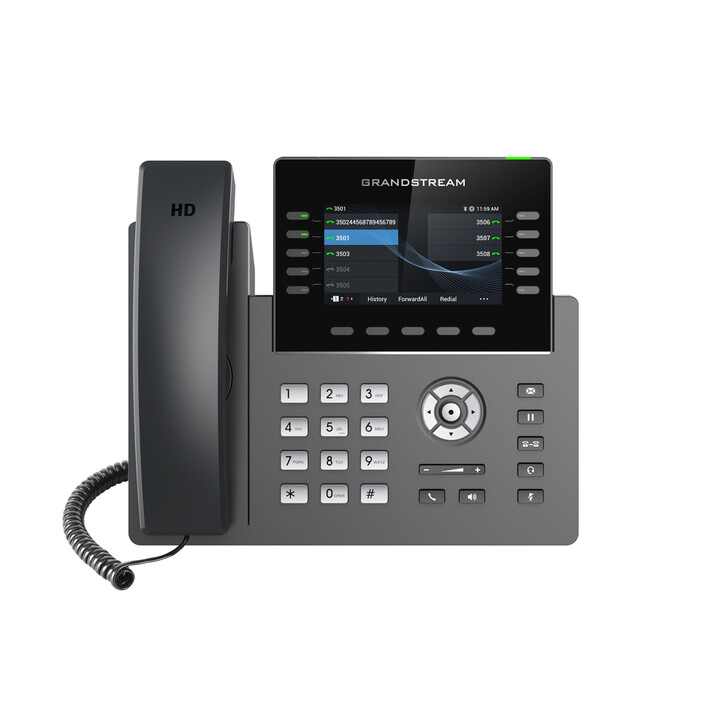 Telefone IP Grandstream Networks GRP2615 Preto, Cinza 10 linhas TFT Wifi