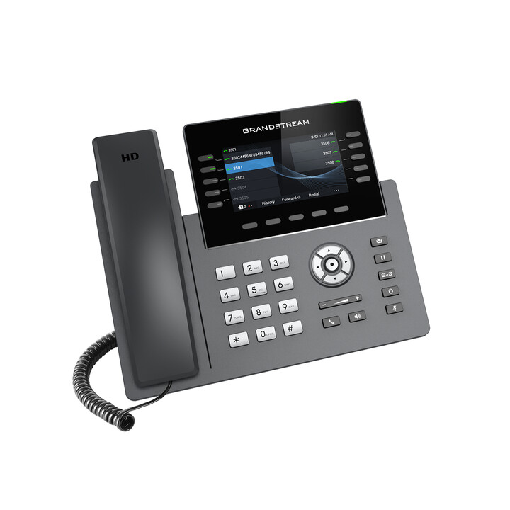 Telefone IP Grandstream Networks GRP2615 Preto, Cinza 10 linhas TFT Wifi