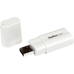 TARJETA SONIDO Startech USB 2.0 Blanco