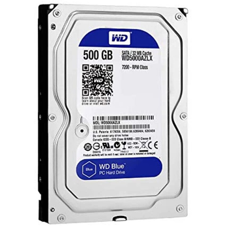 DISCO RIGIDO SATA6 da 500 GB, 7200 RPM, OCCIDENTALE