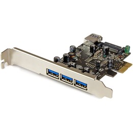 CONTROLLER PCIE STARTECH USB 3.0 3P EXT + 1P INT