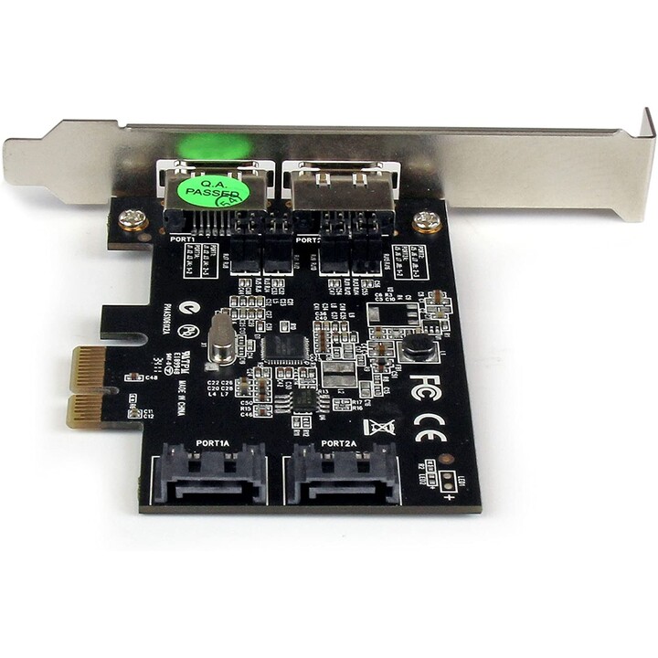 CONTROLLER PCIE STARTECH ESATA 2P EXT + SATA 2P INT