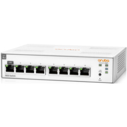 Conmutador gestionado HPE Aruba Instant On 1830 8G UE sin ventilador 0dB (8 puertos RJ45 10/100/1000 JL810A)