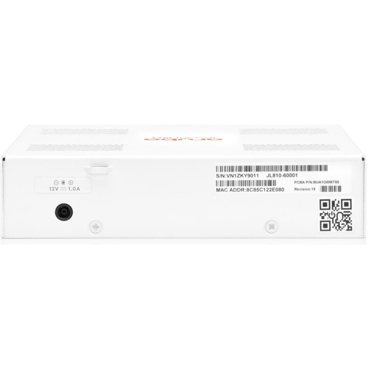 Conmutador gestionado HPE Aruba Instant On 1830 8G UE sin ventilador 0dB (8 puertos RJ45 10/100/1000 JL810A)